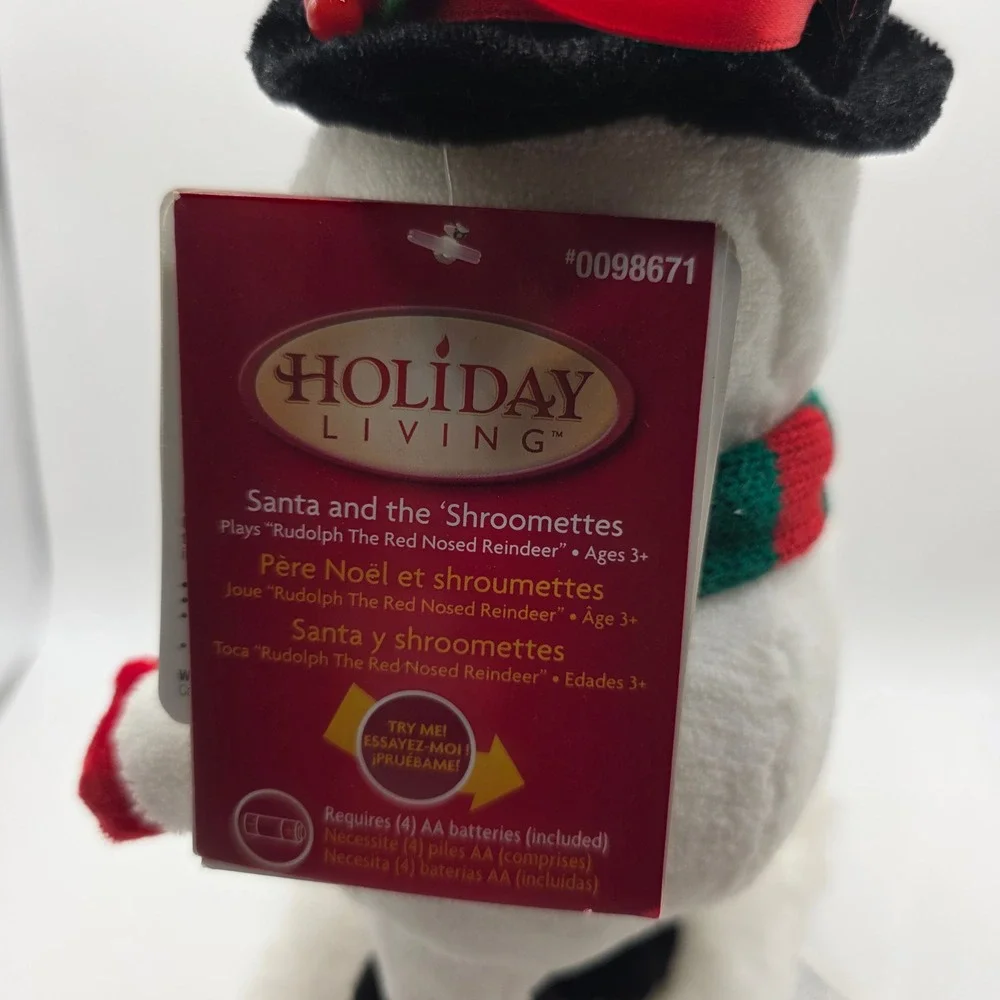 Gemmy Animated Musical Hot Cocoa Caroler Snowman & Marshmallows 2010 New w/tags